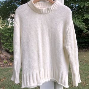🌼HP!🌼Cynthia Rowley Super Soft Chenille Mock Neck Sweater Size Large
